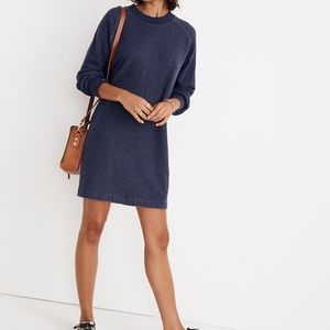 Madewell Oversized Bubble Sleeve Sweatshirt Dress
